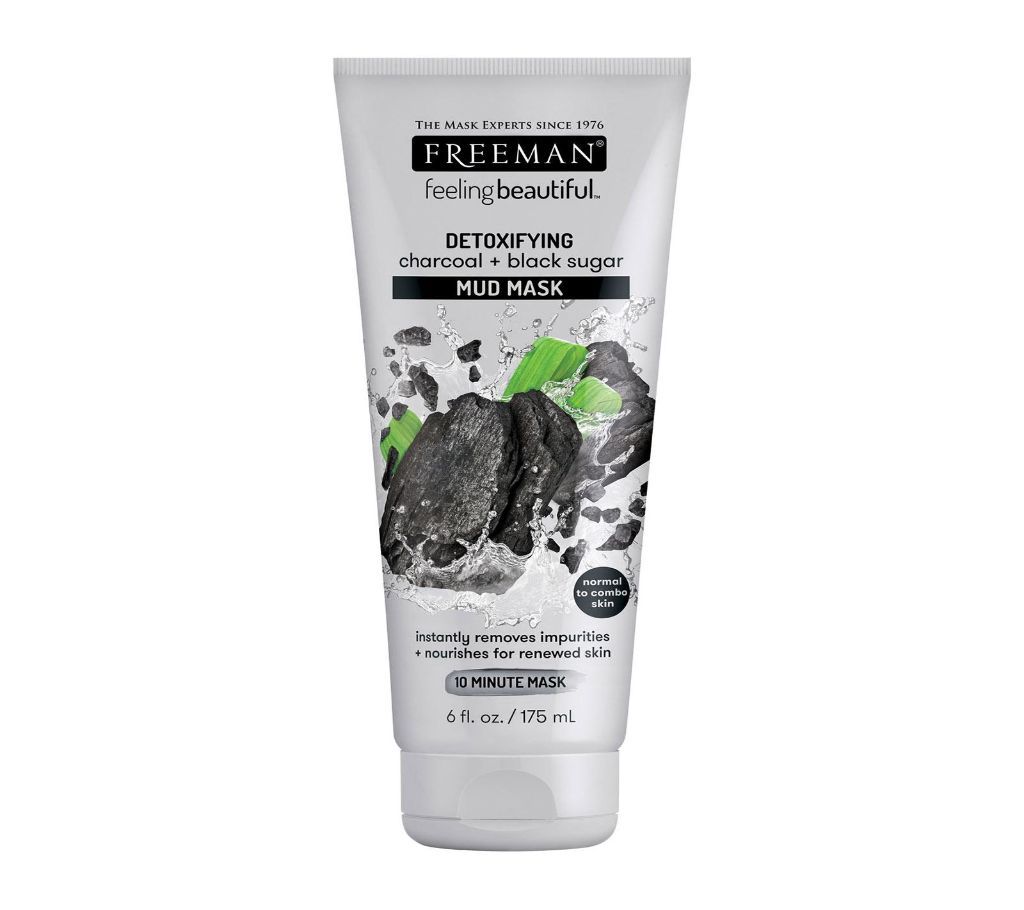 Detoxifying Charcoal & Black Sugar Mud Mask - 175ml America