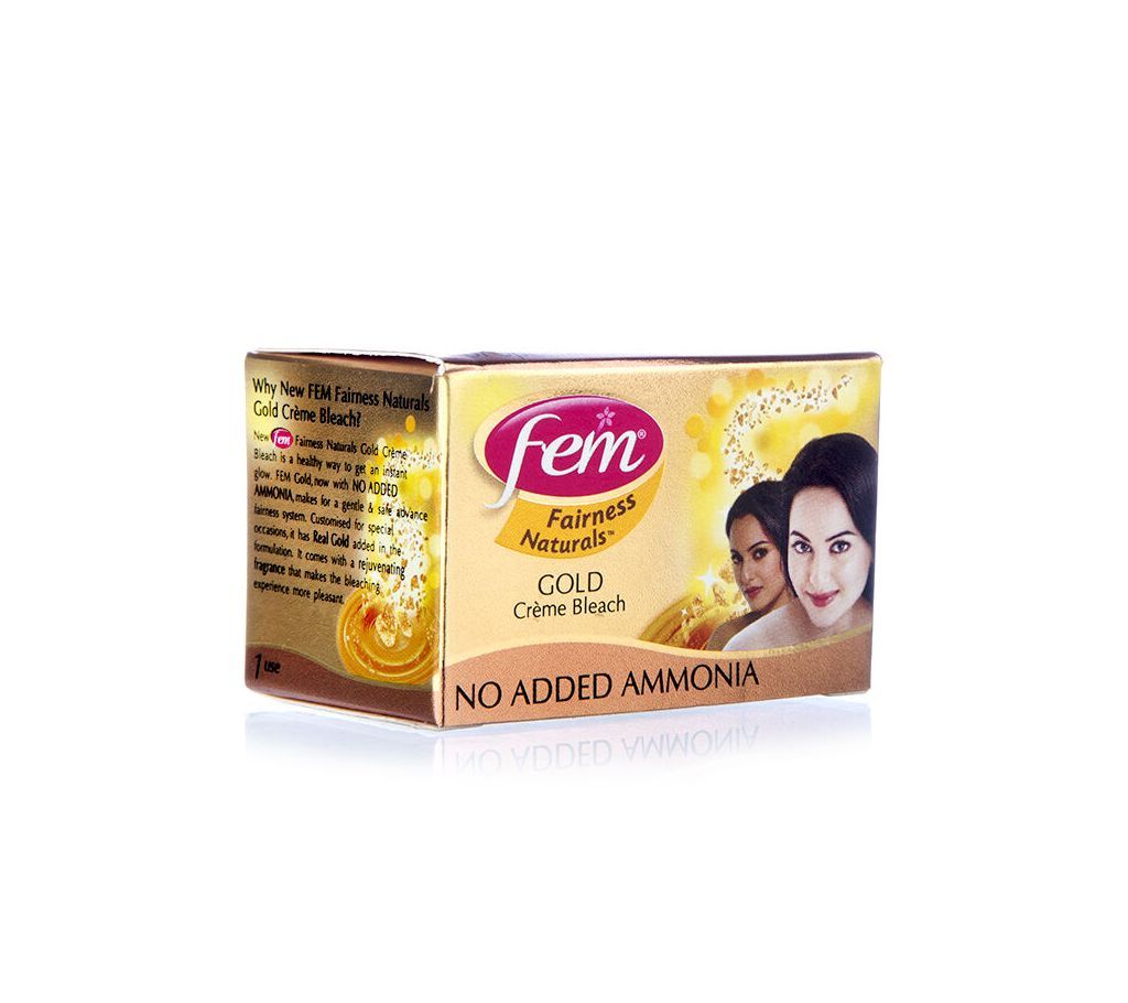 FEM Fairness Naturals Gold Cream Bleach (India)