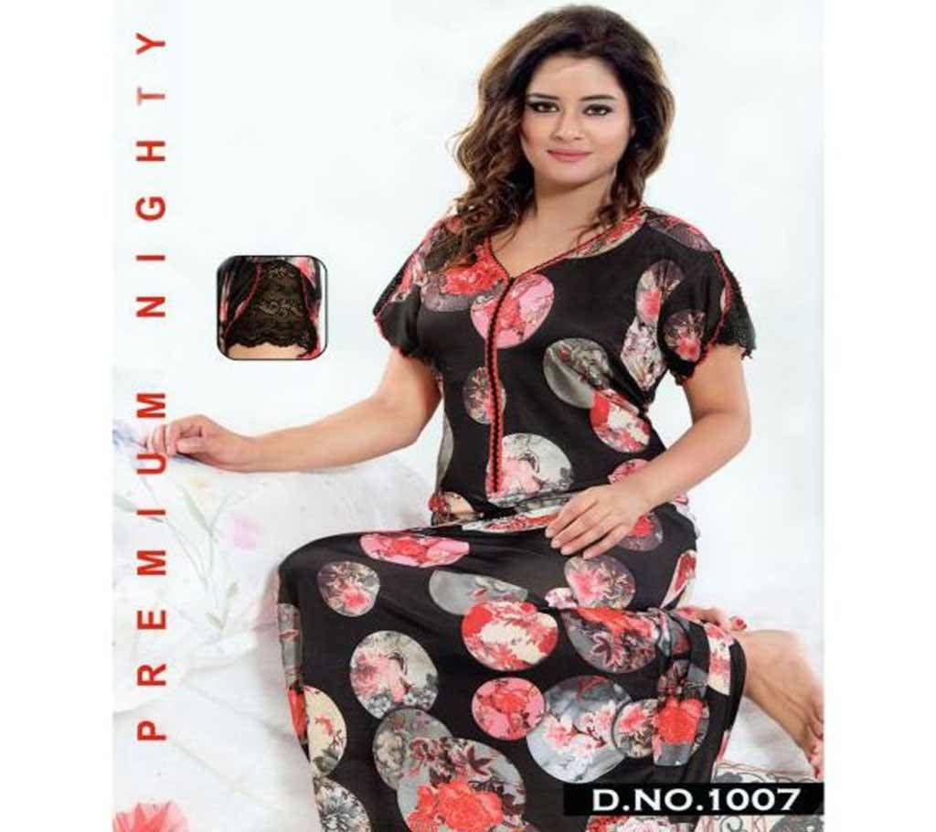 Fashionable One Part Night Dress-1007