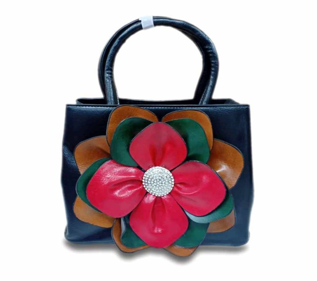 Fashion patent leather pu leather women brand metal shoulder strap handbags