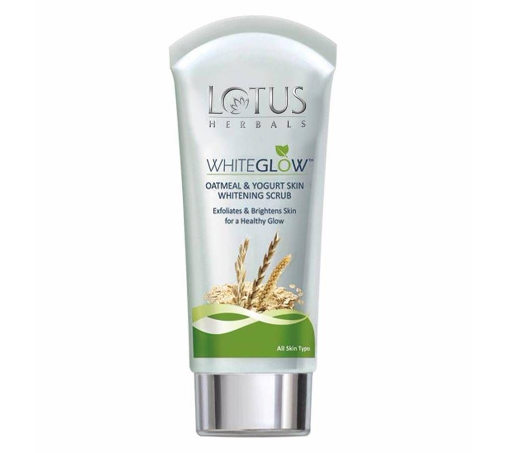 Lotus Herbals Whiteglow Oatmeal & Yogurt Skin Whitening scrub 