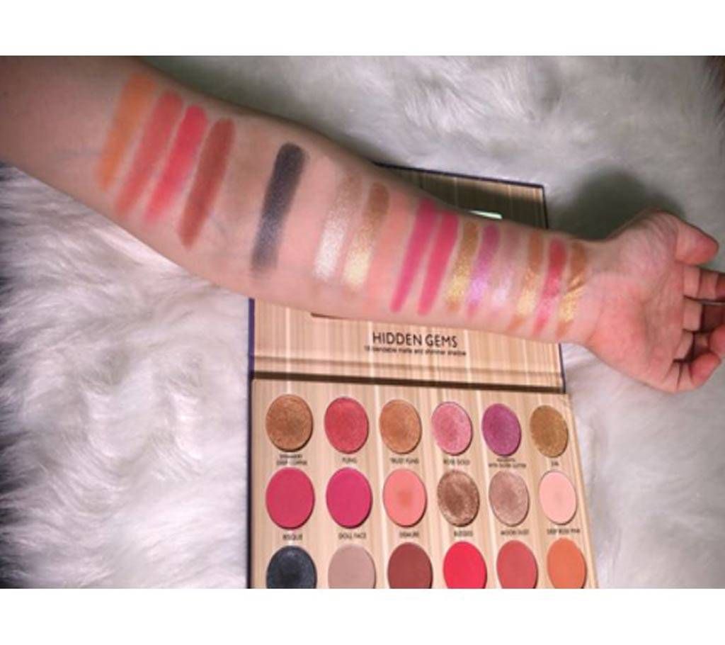 Pudaier 18 Colors Eye Shadow Makeup matt shimmer pallet -China 