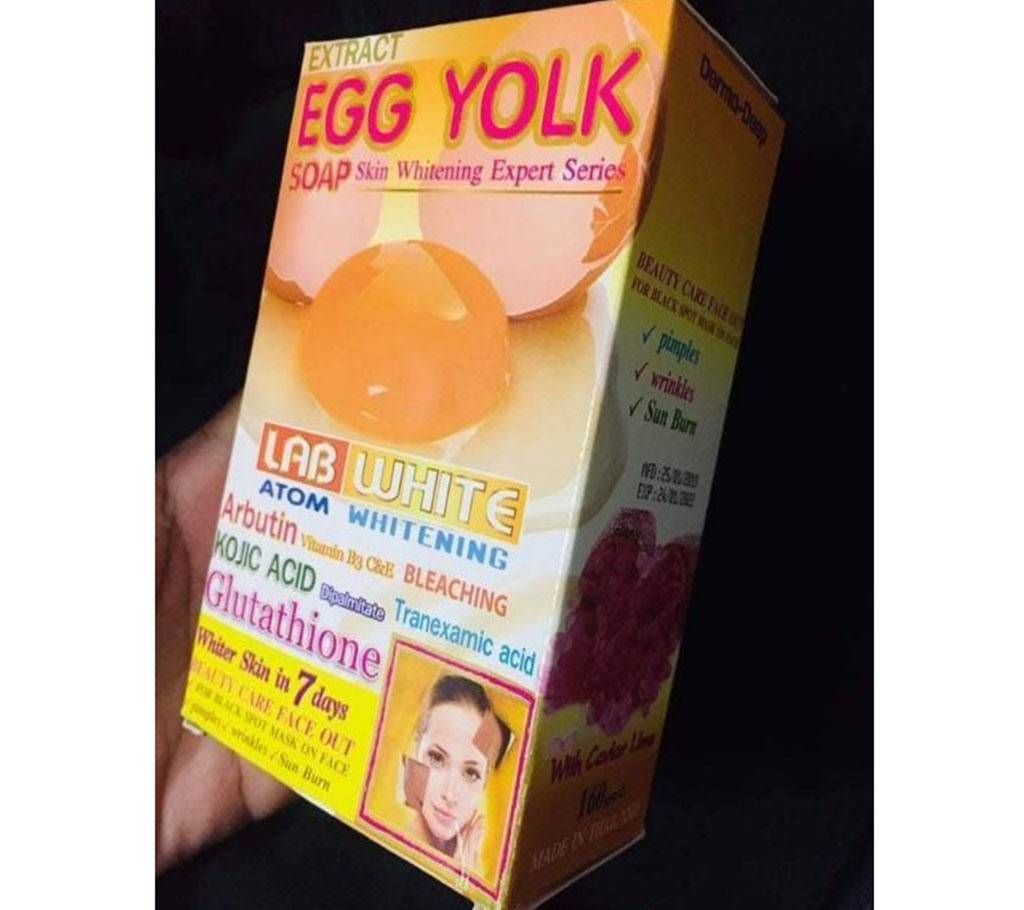Egg yolk Atom Whitening soap-170gm-Thailand 