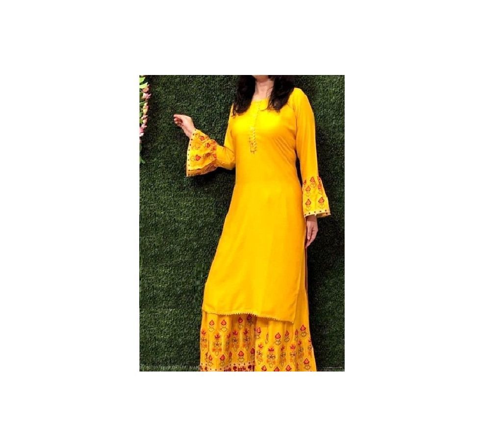 New  Style Georgette Three Piece For Women-Free Size st-66