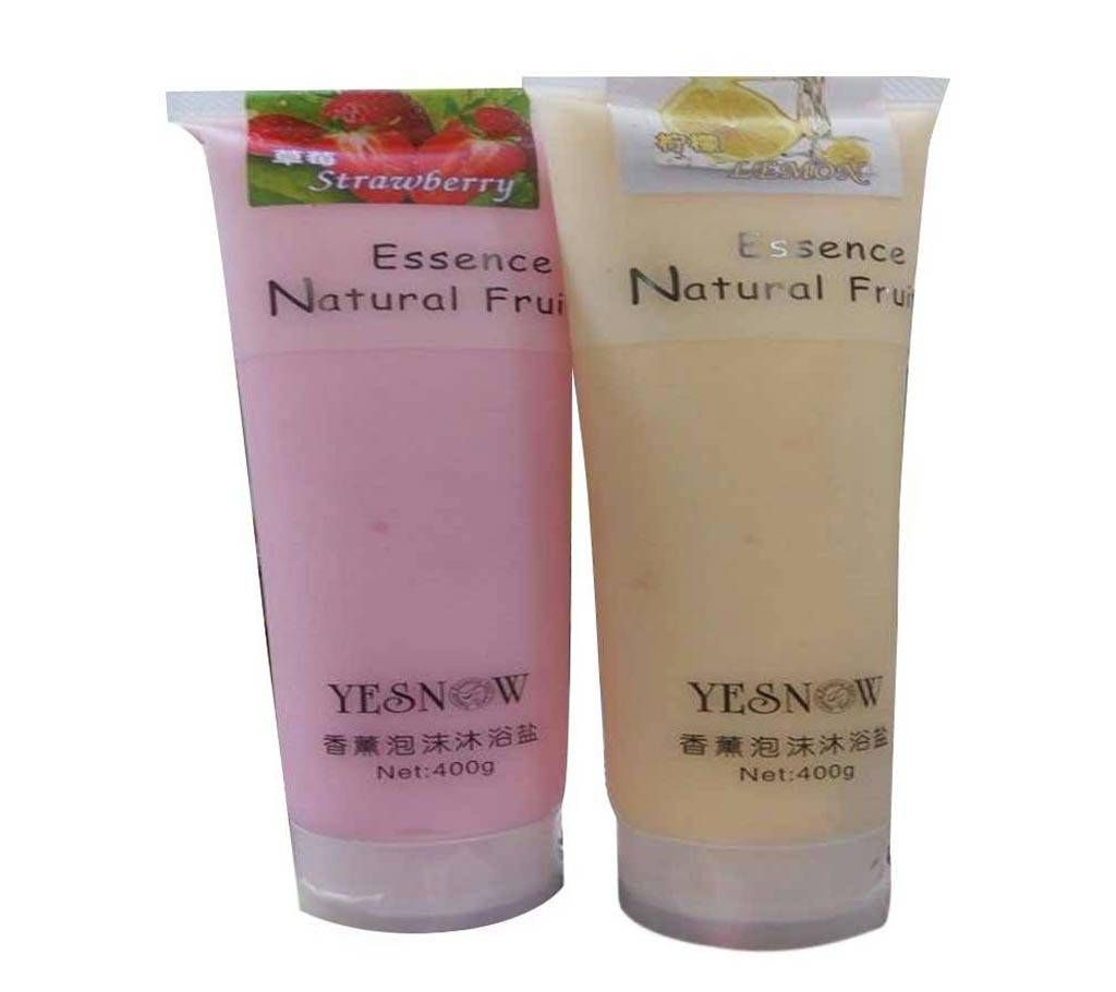 essence natural fruit Bath Salt-400gm (2pcs)