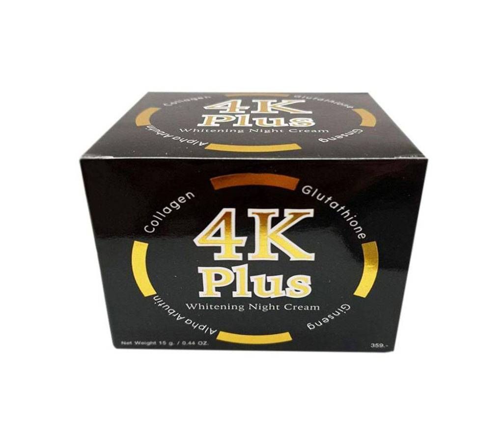 Glutathione 4k Plus Whitening Night Cream - 15GM (Thailand)