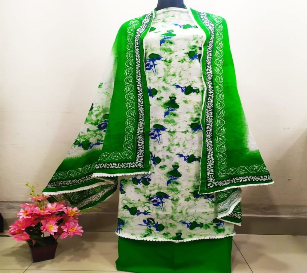 Skin Print Cotton Four Piece 123