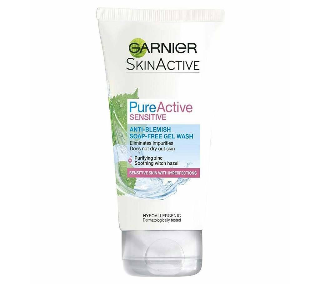 Pure Active Sensitive Anti Blemish Soap Free Face Wash 150ml 7ES