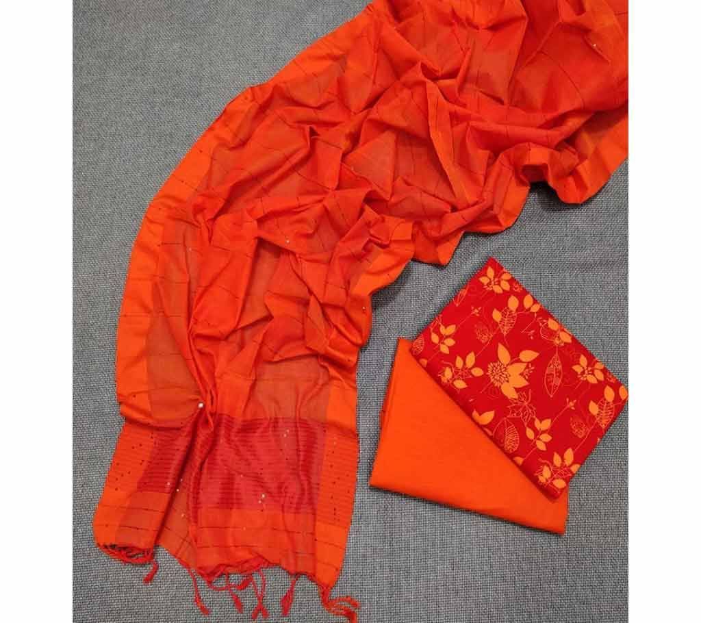 Homemade Tat Original Cotton Multi Color Deshi Shalwar Kameez-60