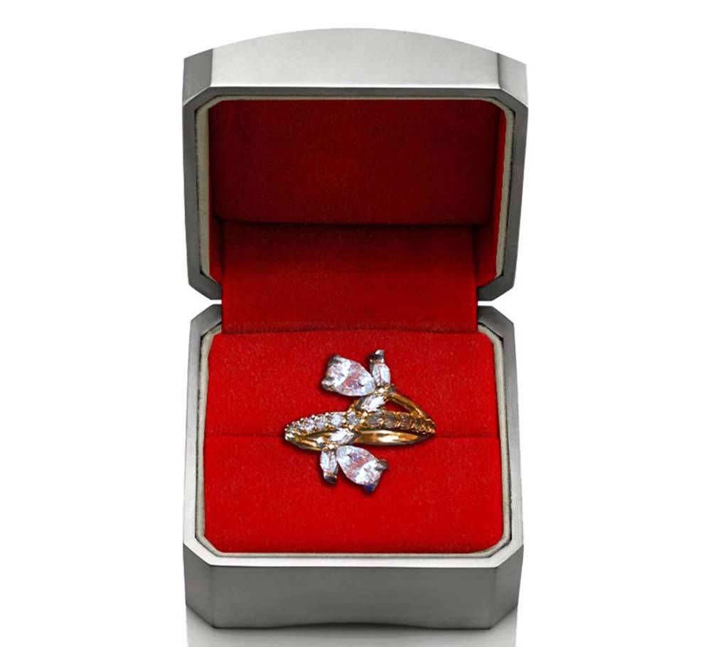 flower ladies finger ring
