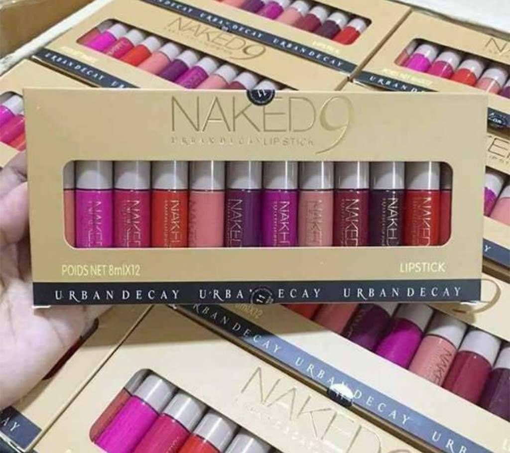 Naked-9 Lipstick set-12 pcs