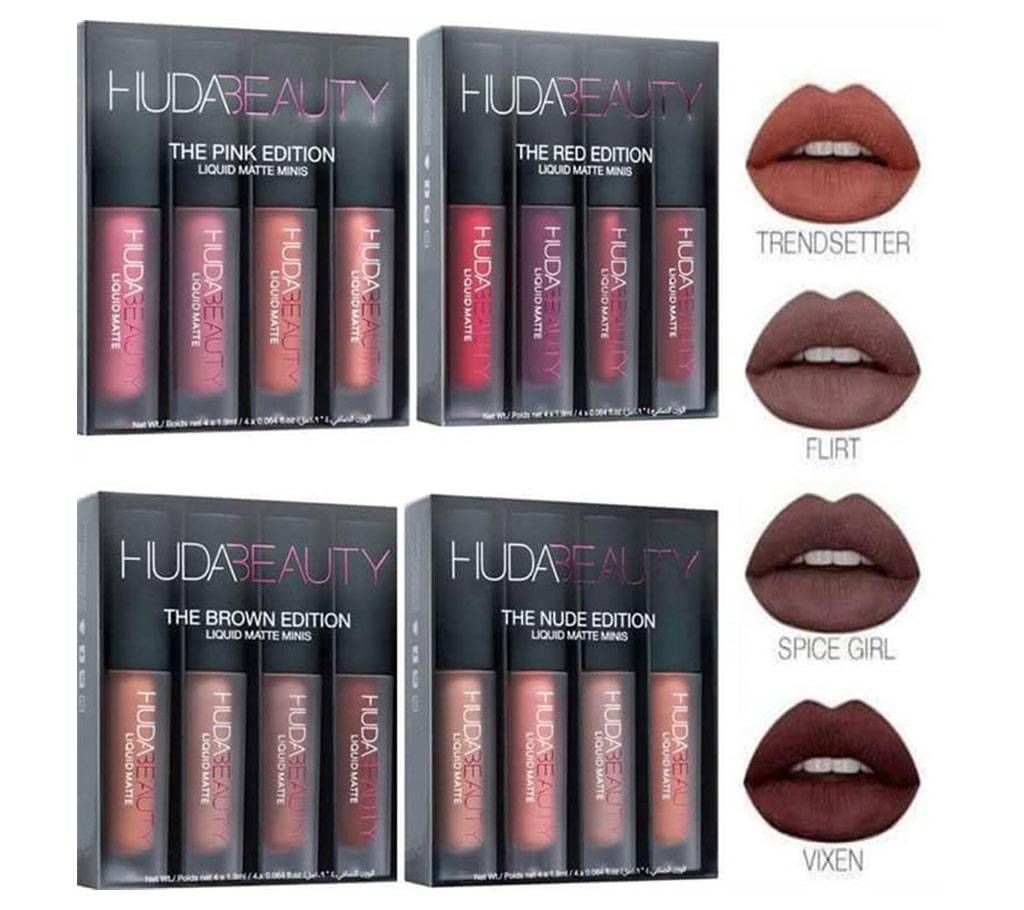 Huda Beauty Matte Mini Lipstick Set