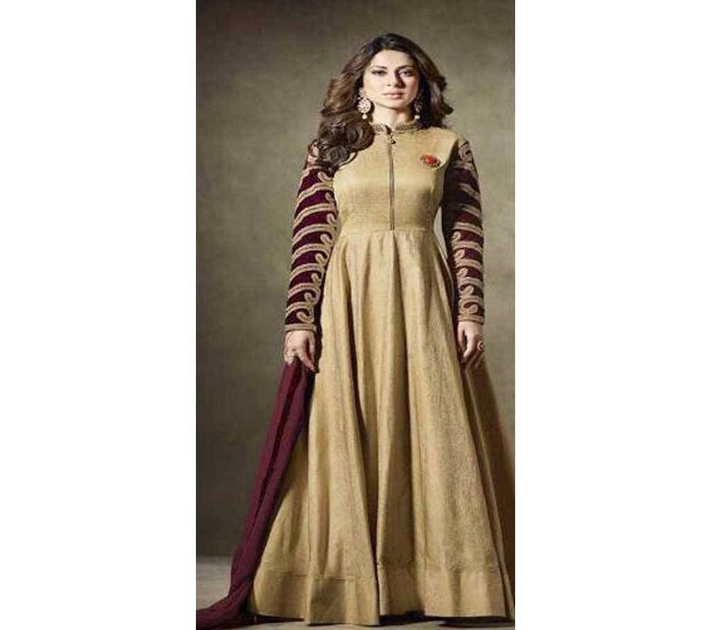 Indian Unstitched Georgette Three-cps - Copy
