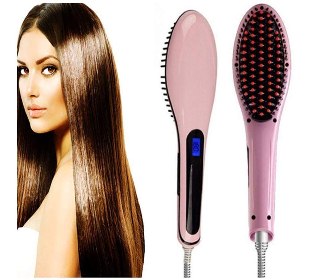 Ceramic Hair Straightening Brush