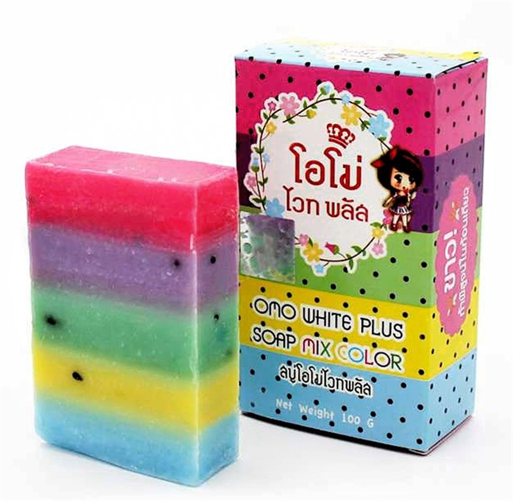 omo white plus soap (Thailand)