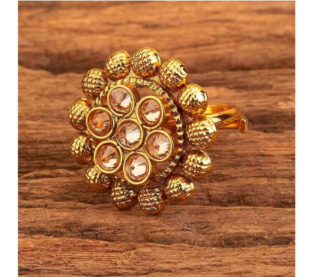 ANTIQUE CLASSIC RINGS WITH GOLD PLATING 17640 (by Pink Point - KJ17640)