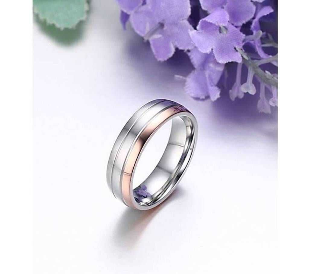 Mens three colour Finger Ring