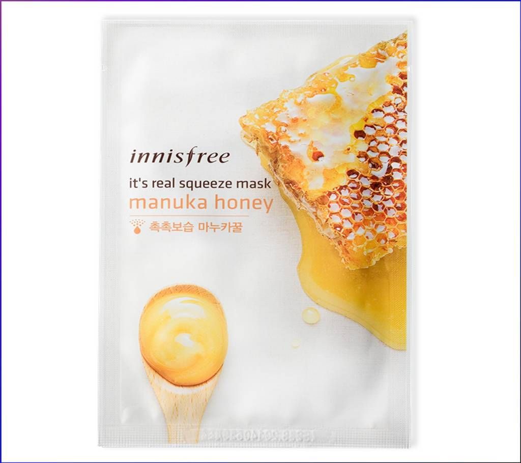 INNISFREE Real Squeeze Mask [Manuka Honey] - 1sheet/20ml