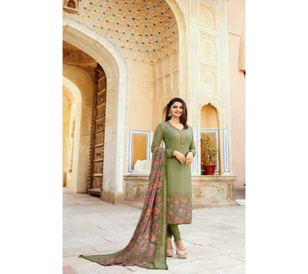 Vinay Silkina 15 Royal Unstitched Crepe Salwar Kameez