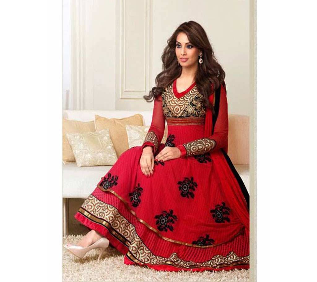 Indian semistitched anarkoli replica georgette suit