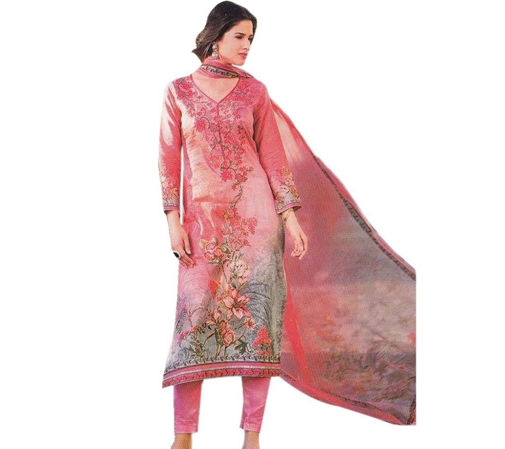 Indian Semi Stiched Three Piece (Replica)