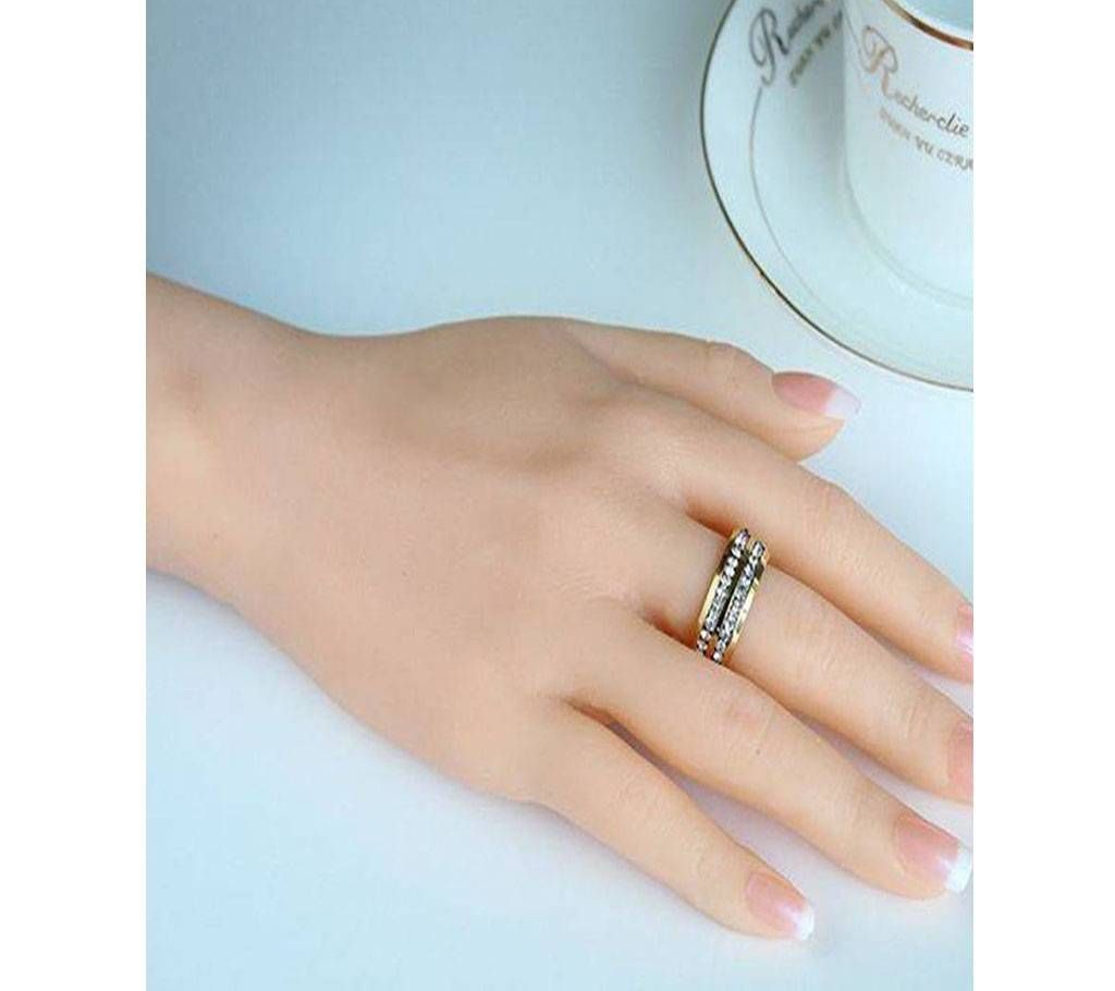 Gold Alloy Finger Ring - Couple