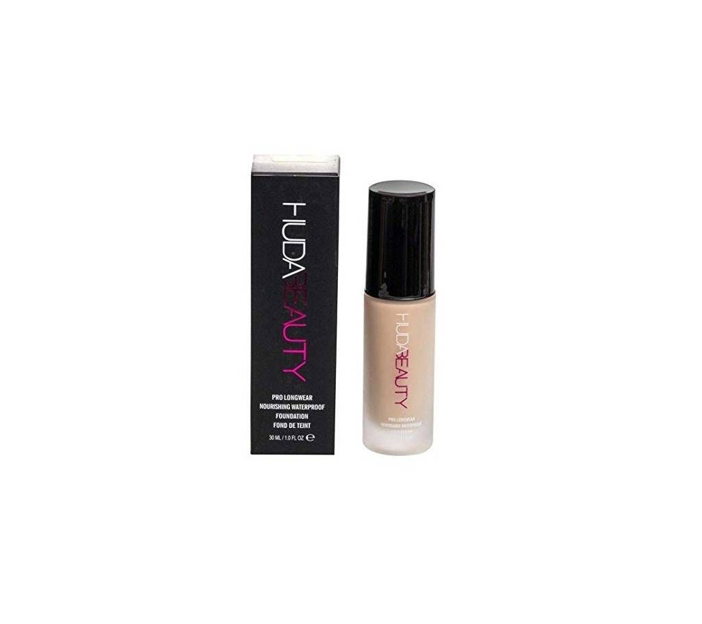 Huda Beauty Pro Longwear Nourishing Waterproof Foundation Fond De Teint, 30 Ml, China