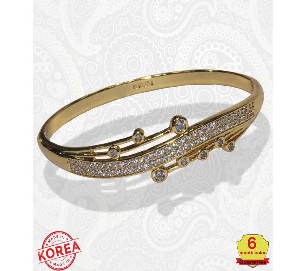 Gold Plated Stone Setting Ladies Bracelet 10