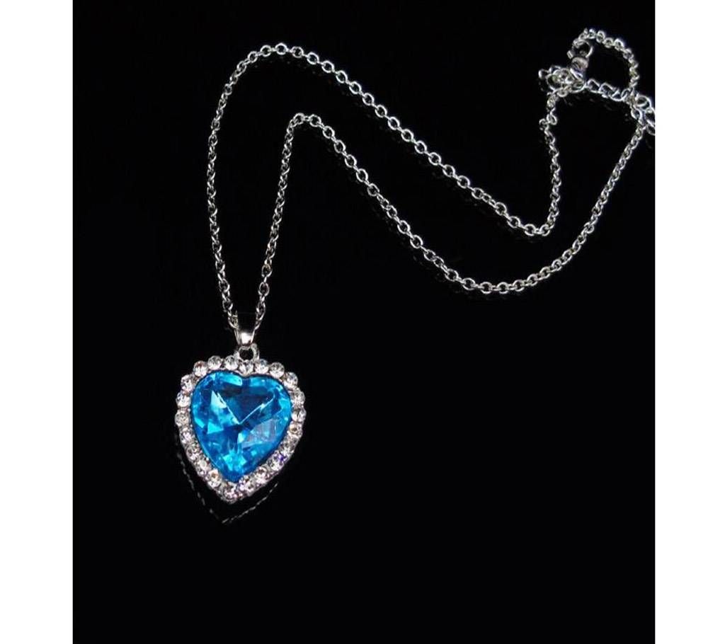 New Fashion Fine Jewelry Rhinestone Crystal Ocean's Heart Titanic Clavicle chain Necklaces & Pendants For Women