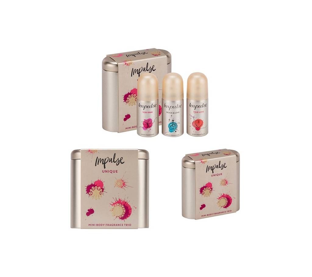 Impulse Unique Mini Tin Body Spray Set (UK)