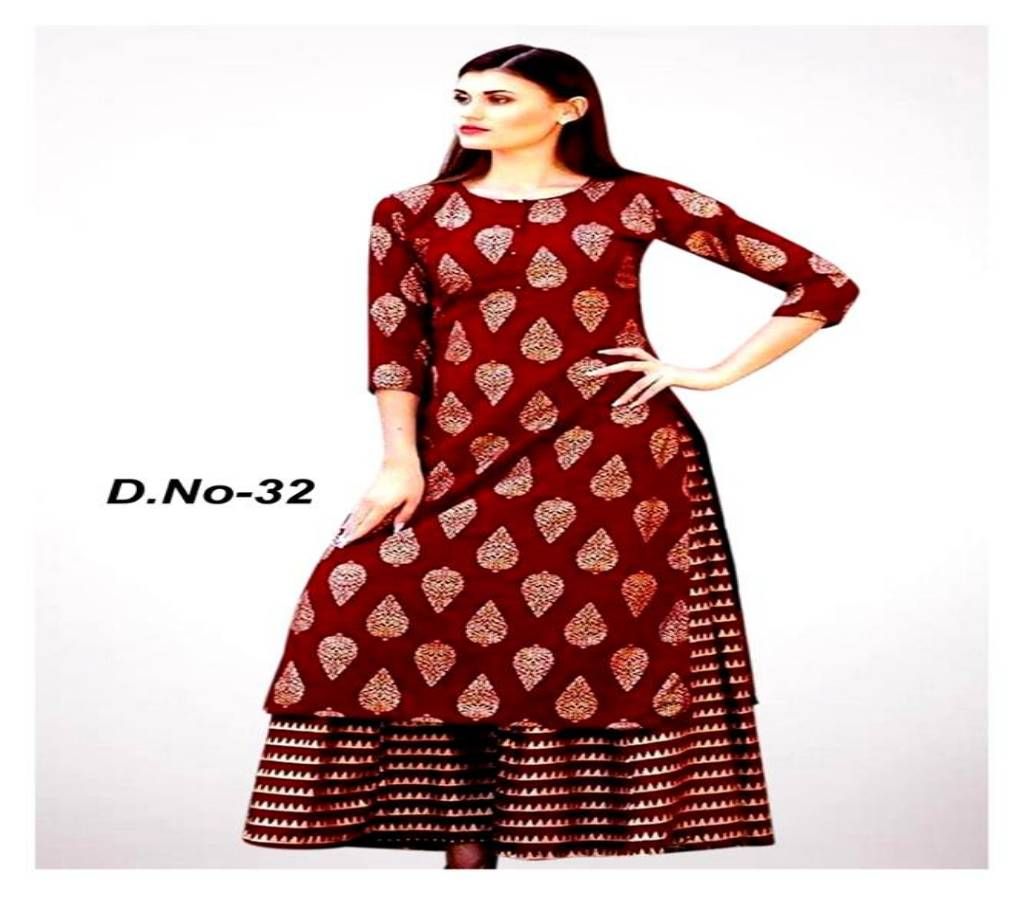 Orna: Chiffon Fabric: Salwar & Kamiz - cottonFree Size, Unstitched
