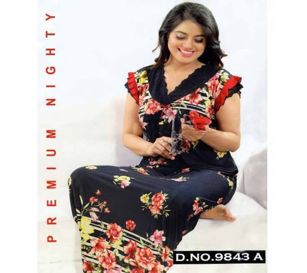 Fashionable One Part Night Dress-9843 A