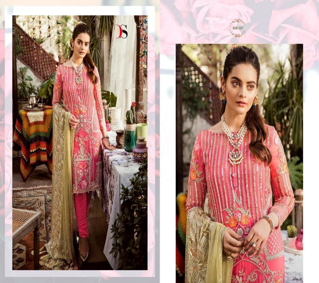 Deepsy Imorzia Vol 10 Pink Georgette 3Pcs