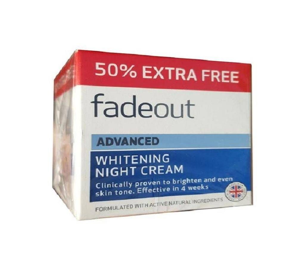 Fade Out Extra Care Whitening Night Cream + 50% Extra Free (75ml)