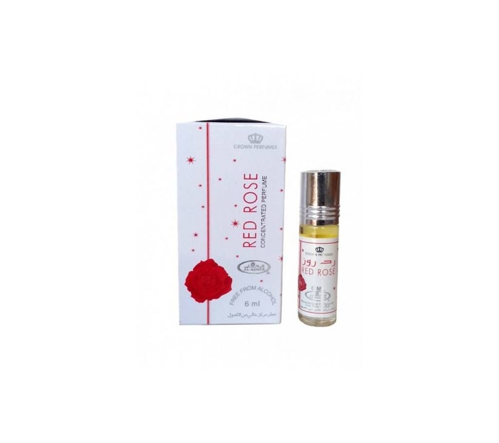 Al Rehab Red Rose Perfume (Attar)-6ml-UAE
