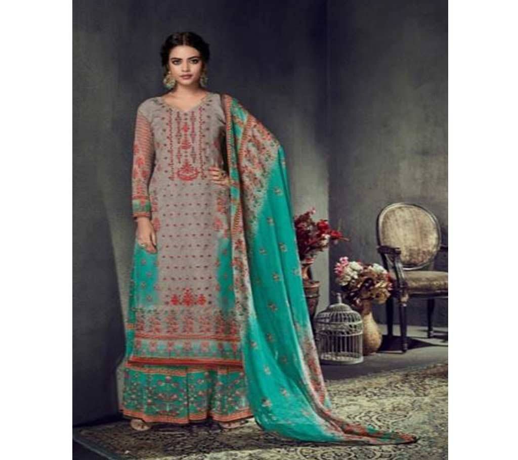 Semi Stitched Indian Hansa Plazzoo Dress