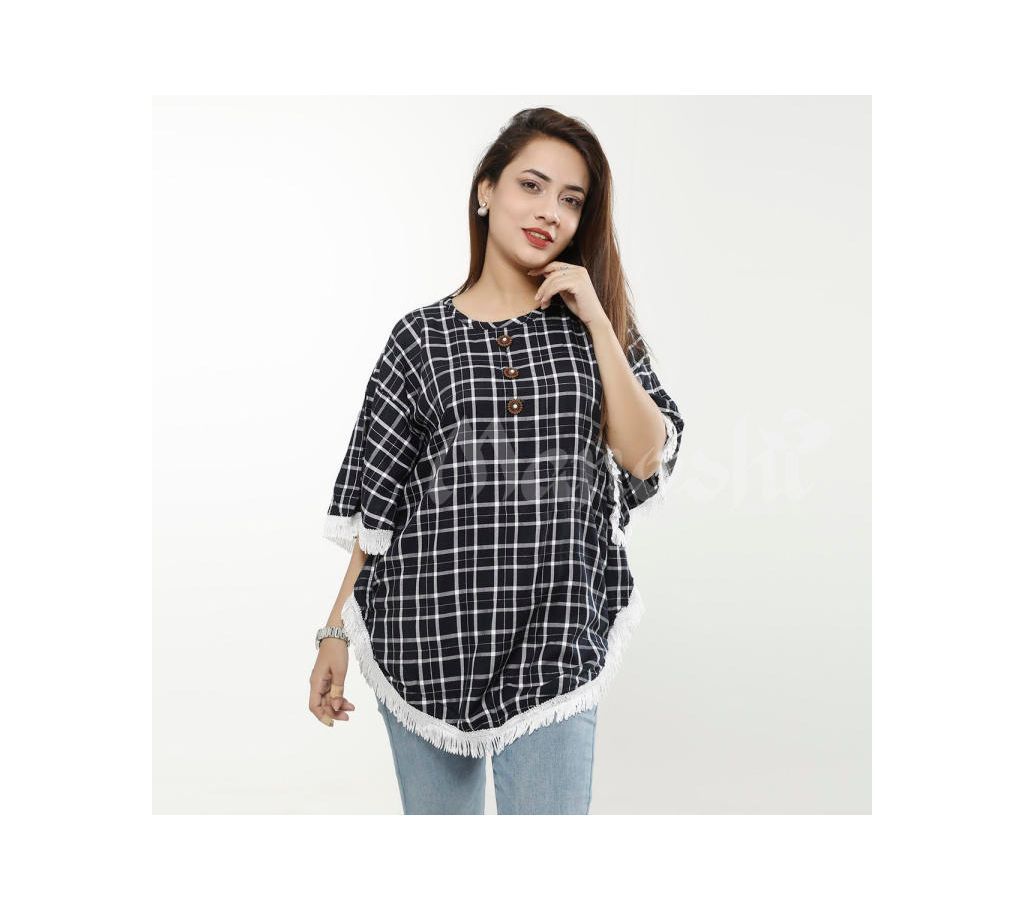 Single Kurti for Women Black