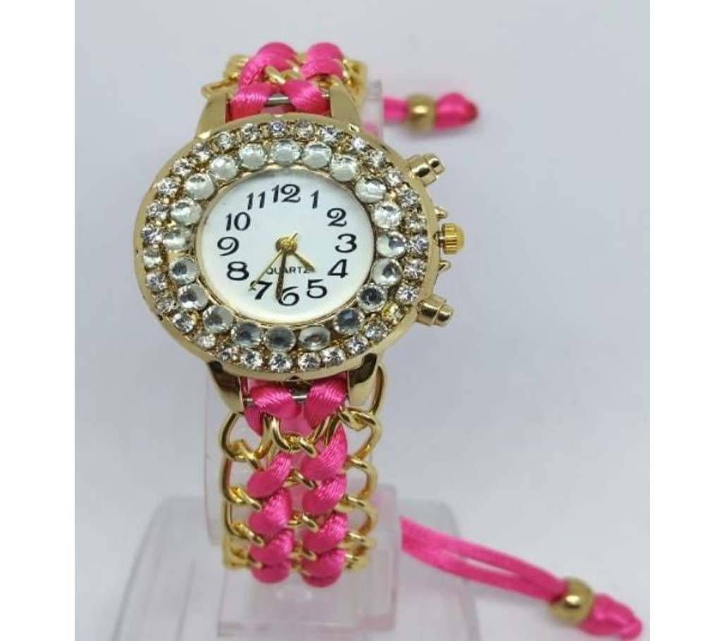 Women's Wrist Watch-Pink