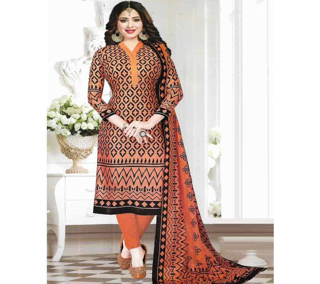 Unstiched Printed Cotton Three Piece11