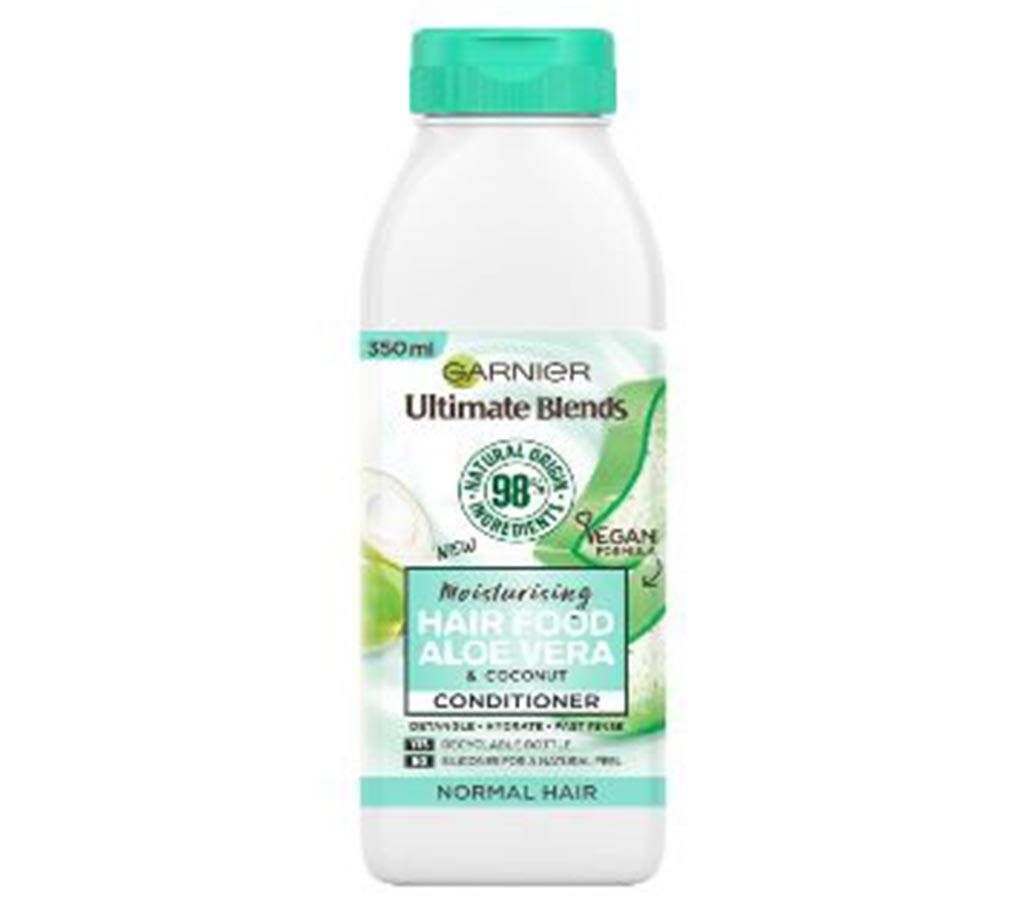 Garnier Ultimate Blends Moisturizing Hair Food Aloe Vera & Coconut Conditioner 350ml-Italy