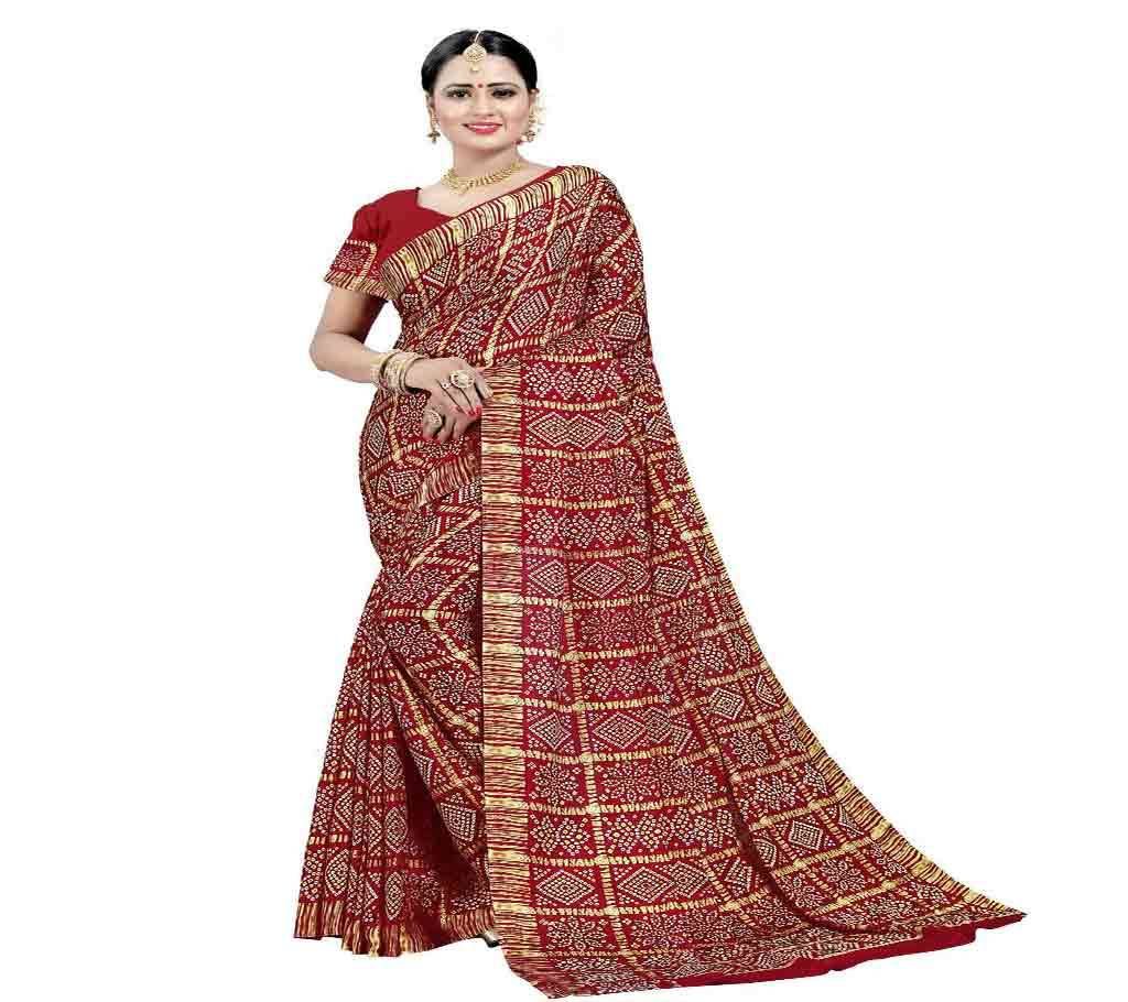 Indian Chundri Silk Saree  121  SGM1 With Blouse Pcs