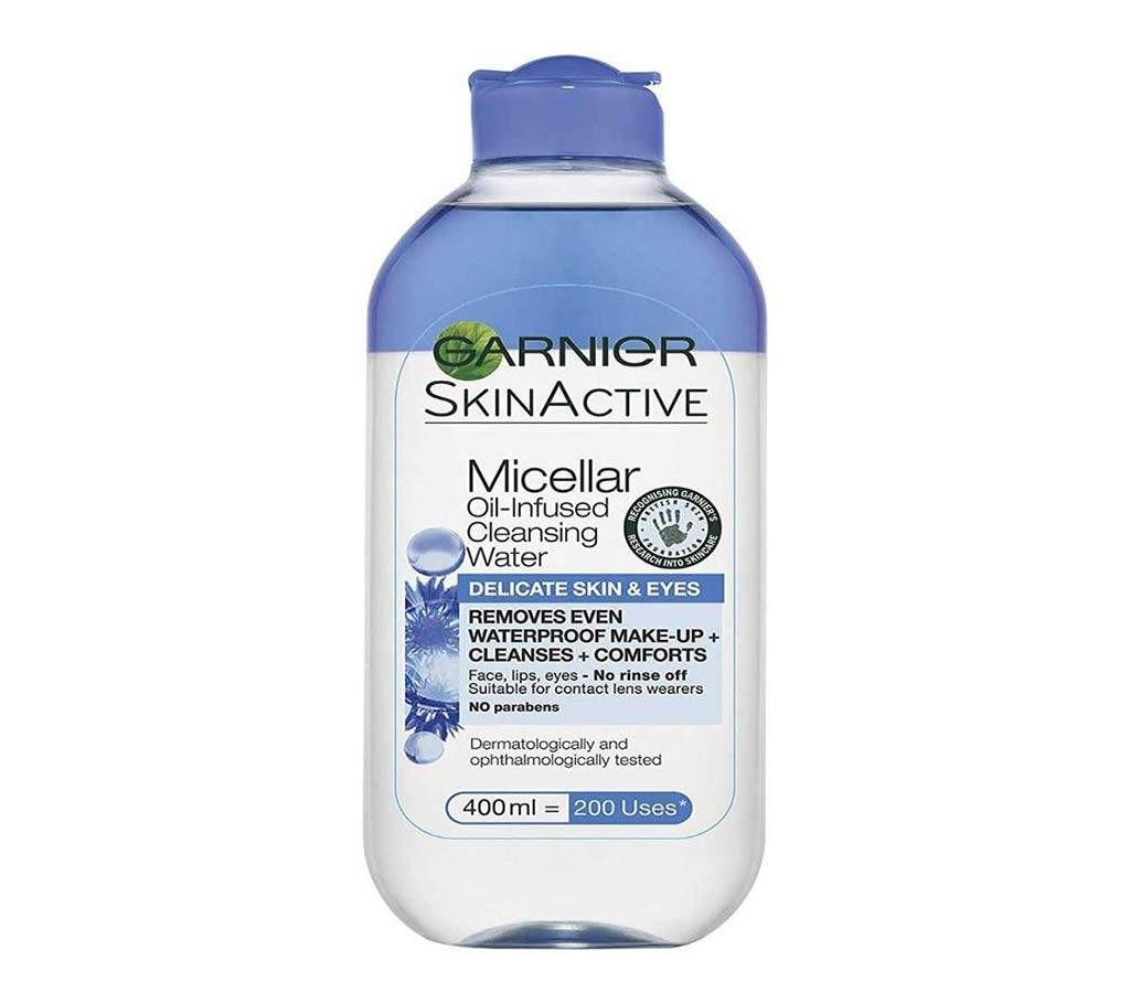 Garnier  Micellar Water Delicate Skin and Eyes  400ml-UK
