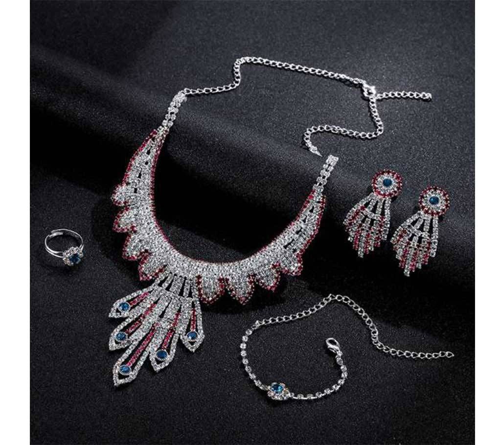 diamond cutting jewellery set 