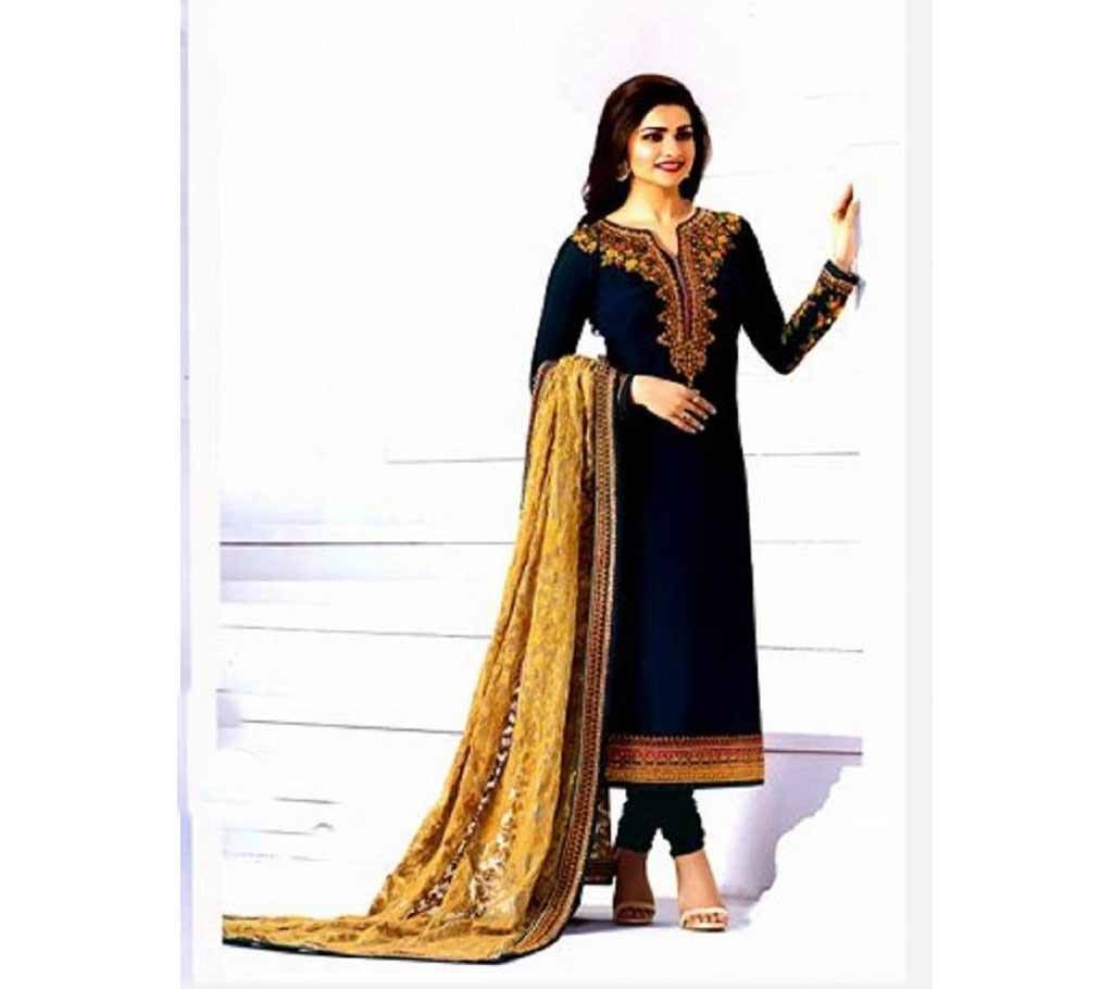 Unstiched Georgette Embroidery Three piece (Copy)