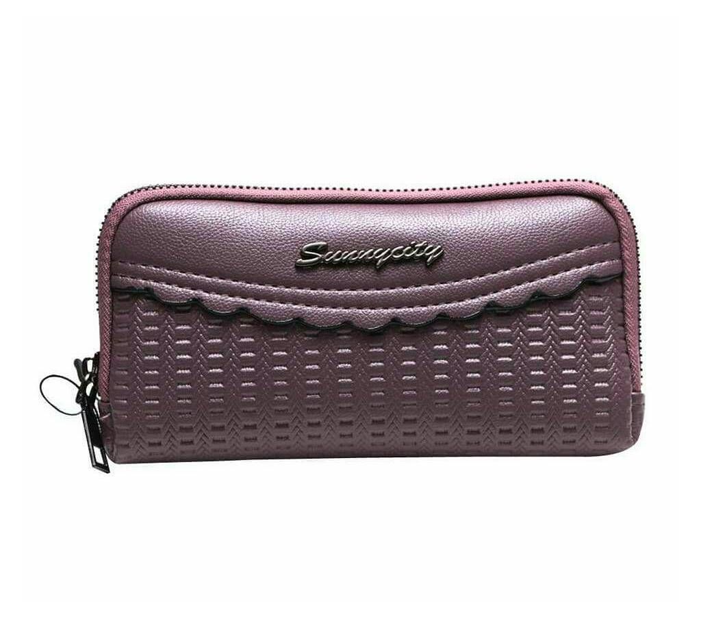 blackish pink hand purse