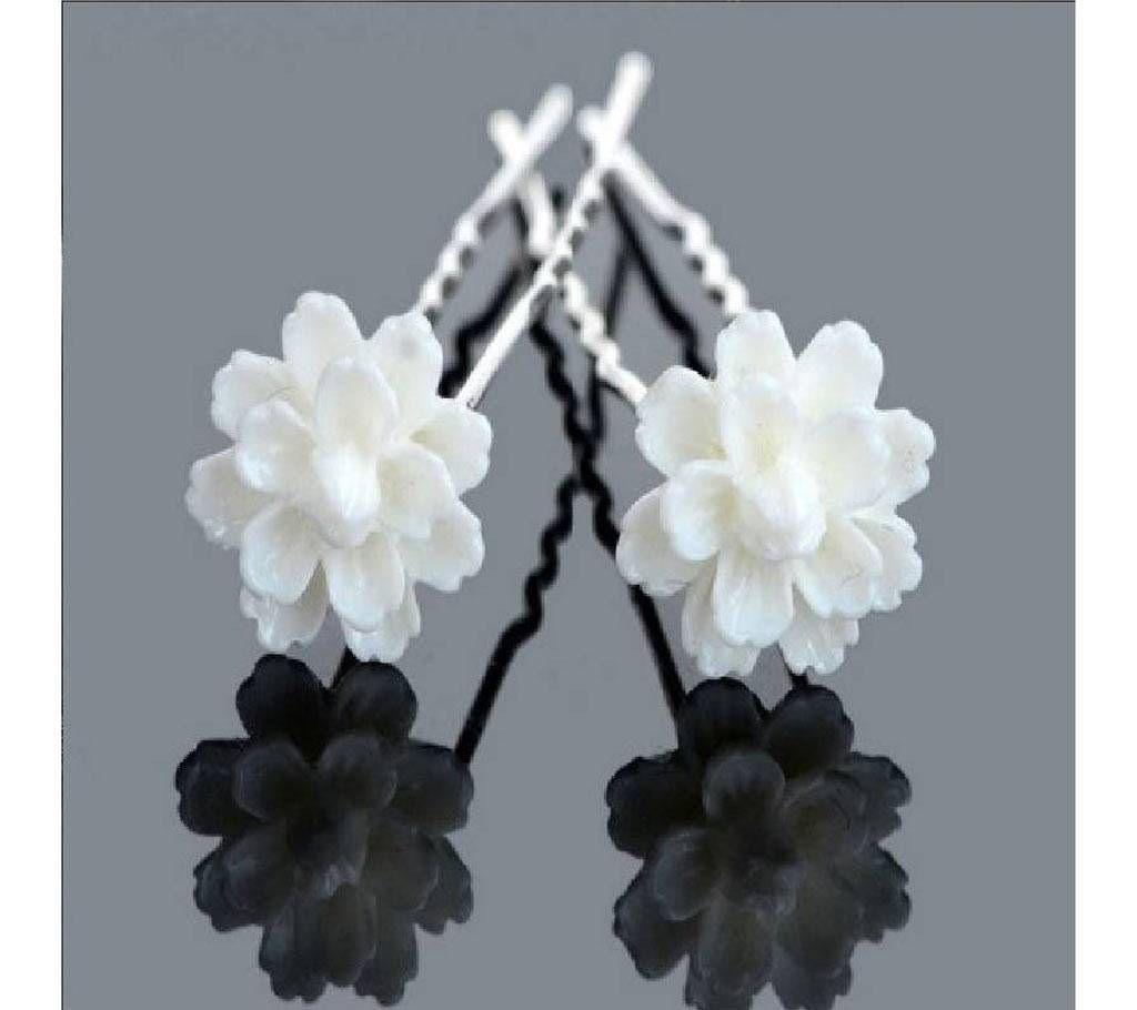 Flower Hair Pins - 5pcs