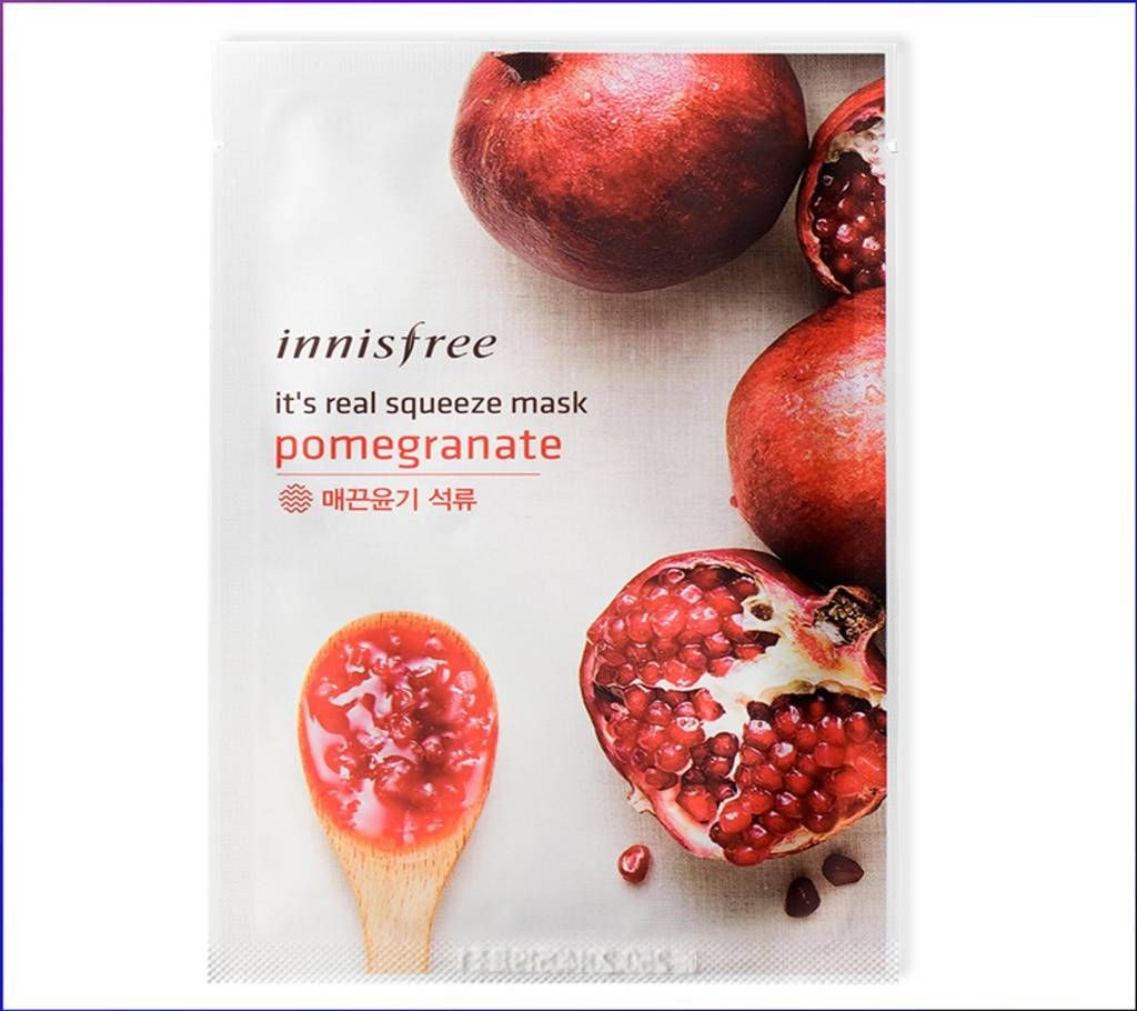 INNISFREE Real Squeeze Mask [Pomegranate] - 1sheet/20ml