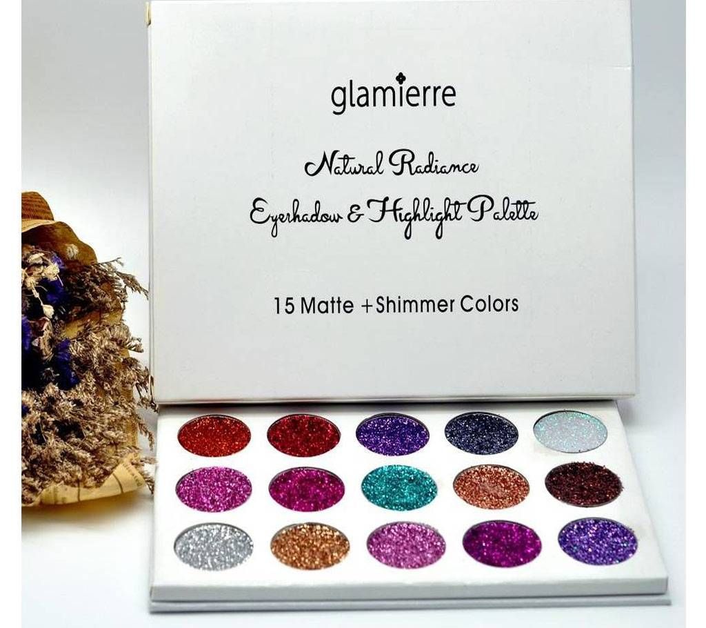 Glamierre Glitter Eyeshadow Plate (15 Shade)