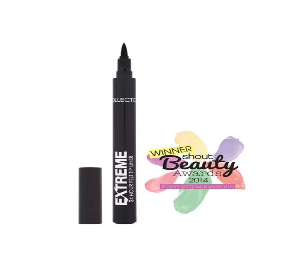 Collection Extreme 24Hr Felt Tip Eye Liner - UK