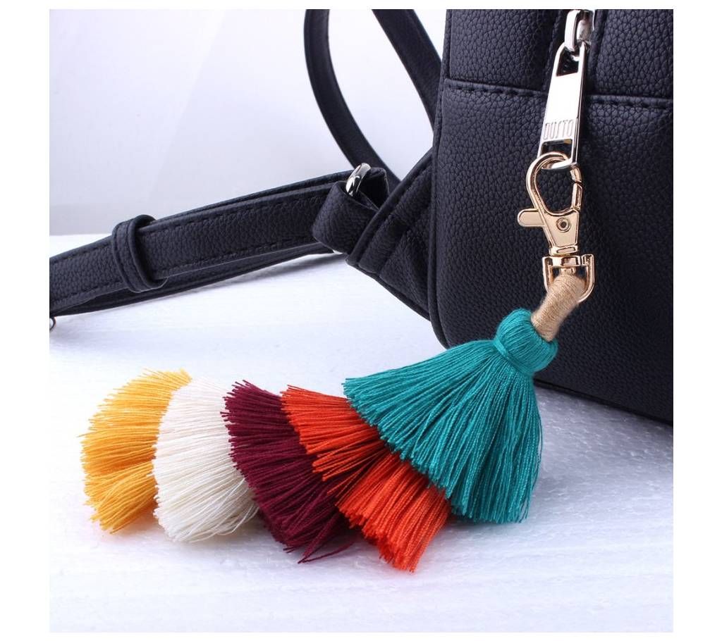 Colorful Tassel Key Chain For Women Bag